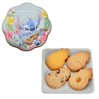 【Honolulu Cookie Company】 Stitch 菠蘿鐵罐曲奇 Shiny Disney Stitch Day Collection