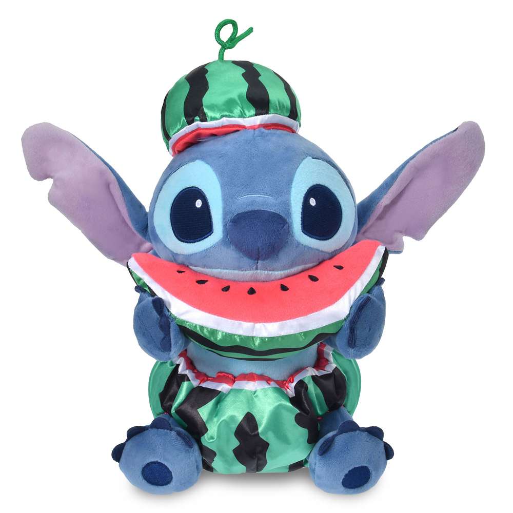 夏日消暑西瓜系列 Pooh/ Stitch 公仔 スイカだいすき