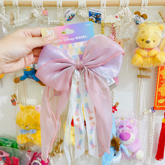 現貨 Tokyo DisneyLand 40th Dream Go Round - Ribbon 橡根 髮圈