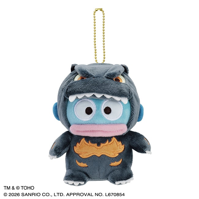 受注預訂 哥斯拉 GODZILLA x Sanrio 公仔掛飾 Kitty/ Piano/ Melody/ Kuromi/ 玉桂狗/ 布甸狗/ 水怪 11月下旬/12月發貨