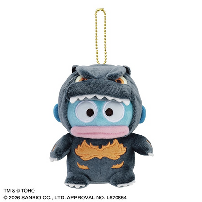 受注預訂 哥斯拉 GODZILLA x Sanrio 公仔掛飾 Kitty/ Piano/ Melody/ Kuromi/ 玉桂狗/ 布甸狗/ 水怪 11月下旬/12月發貨
