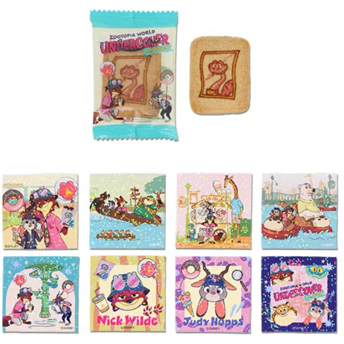 曲奇罐隨機附送一款貼紙｜ZOOTOPIA WORLD UNDERCOVER MISSION