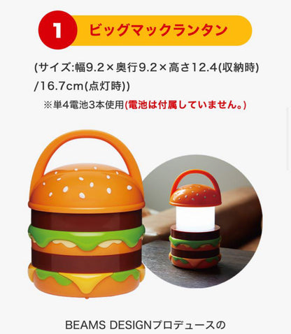 現貨 日本 Mcdonald’s x Beams 限定 漢堡飽燈/ 薯條夾/ 眼鏡布/Pouch M記 福袋 2025