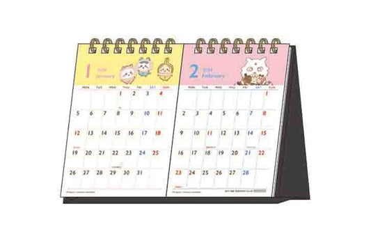 Chiikawa| 小可愛 雙頁座枱月曆 2026 Calendar ちいかわ