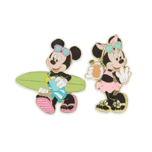 Pin Set - DisneyLand 園區 Hello Hello Summer
