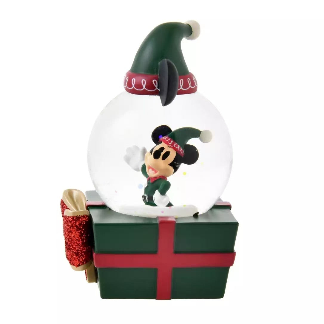 Disney Store Christmas 2024 Mickey 水晶球擺設