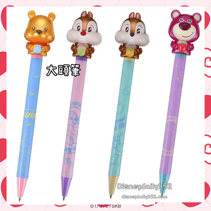 Chip/ Dale/ Lotso/ Pooh 大頭原子筆