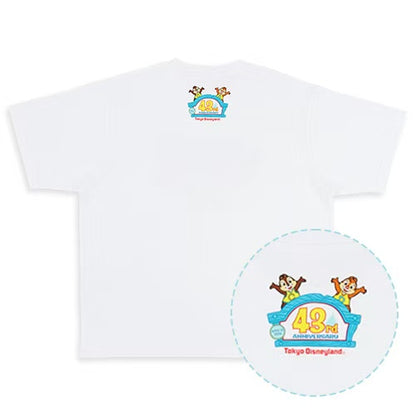 Tee (110ccm/ 120cm/ 成人Free size) - Disney 樂園 43 RD ANNIVERSARY