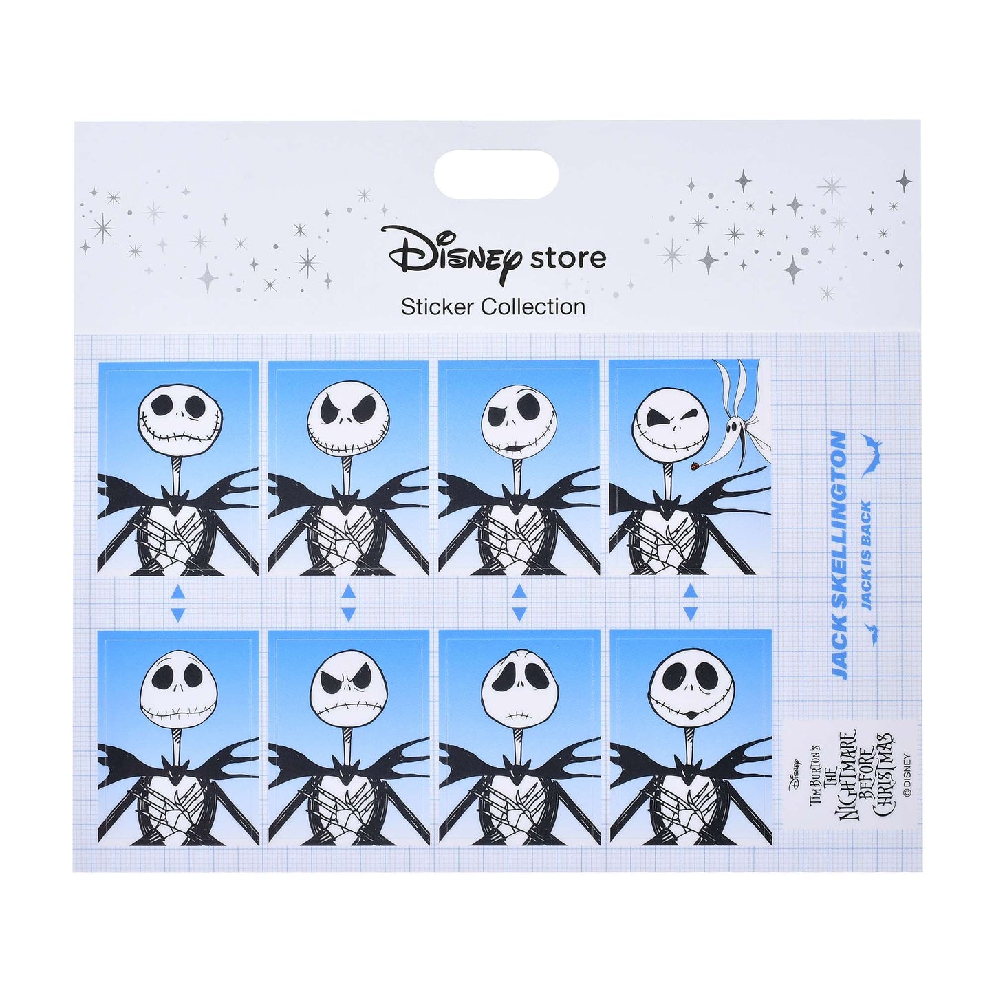 Jack 證件相貼紙  - TIM BURTON'S THE NIGHTMARE BEFORE CHRISTMAS