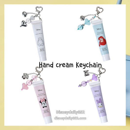 Baymax/ Ariel/ Minnie/ Daisy Hand cream Keychain ｜ Cosme Keychain