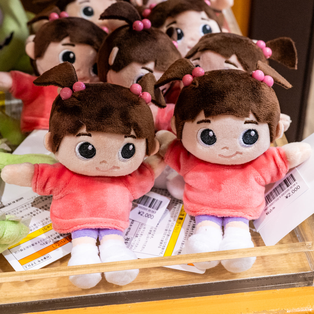 日本｜東京迪士尼園區產品 怪獸公司公仔/ 夾膊頭公仔掛飾