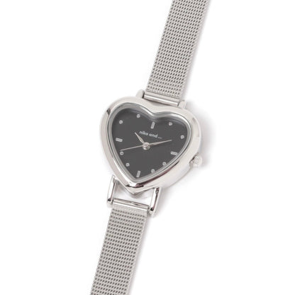 niko and heart mesh watch 心形手錶