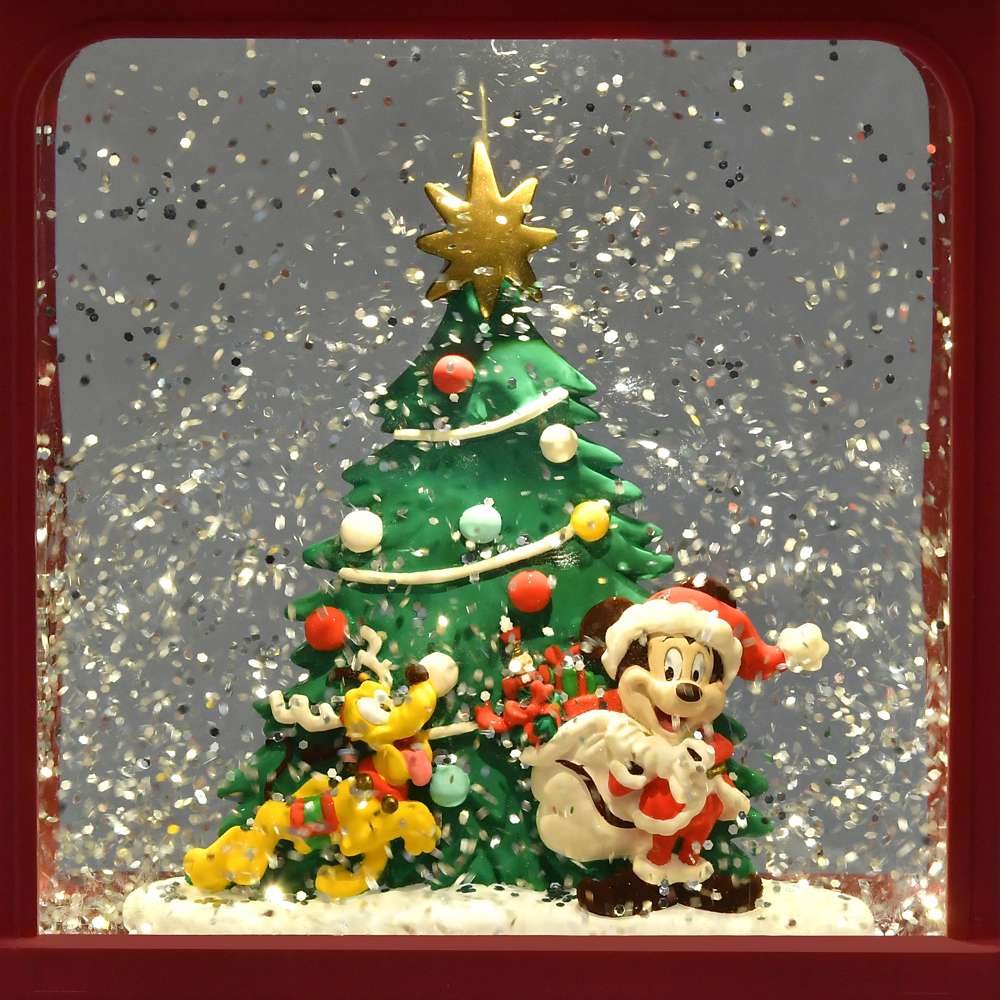 Mickey & Pluto LED 水晶球音樂擺設 | Disney Store Christmas 2025