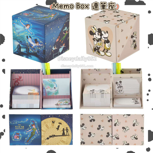 Memo Box 連筆座  Mickey & Minnie/ Peter Pan