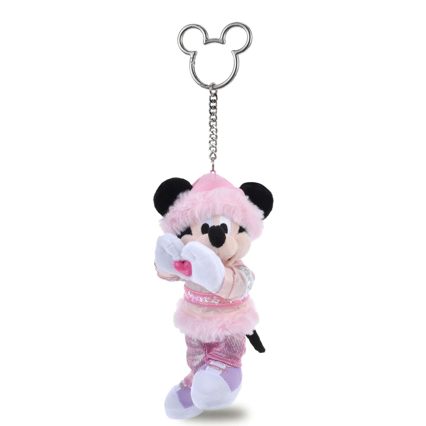 Mickey 白金色/粉紅色/ 黑色匙扣 | Happy Birthday Mickey