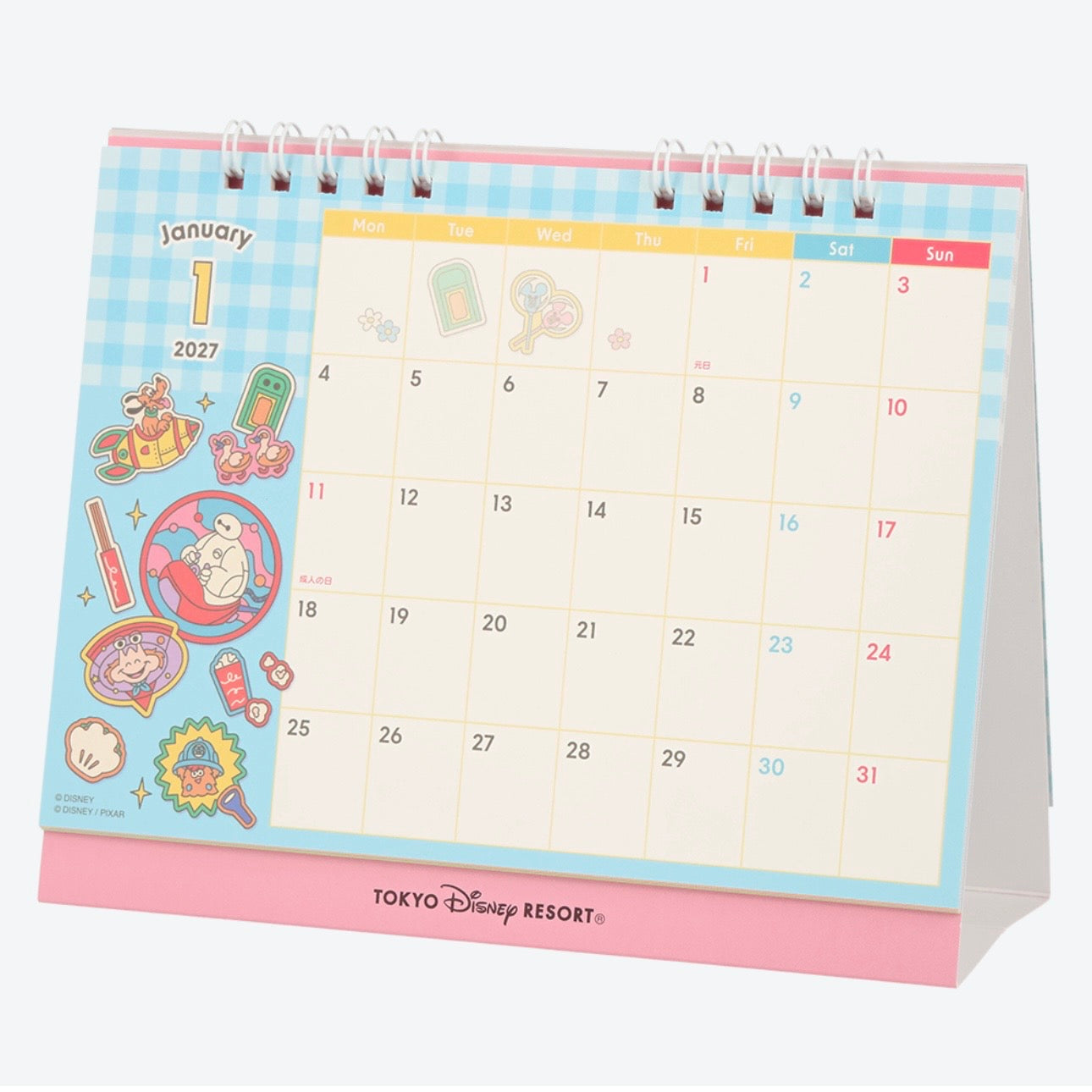 Disney Resort 園區坐枱月曆 Calendar 2027