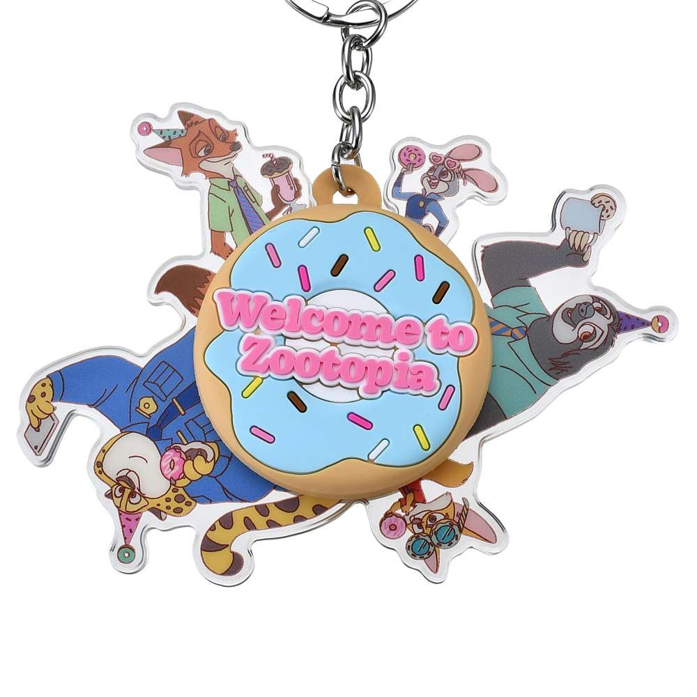 可轉動Keychain  | 10TH Anniversary Collection from the Disney movie Zootopia