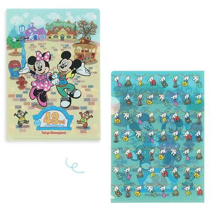 Postcard 連 File Set - Disney 樂園 43 RD ANNIVERSARY