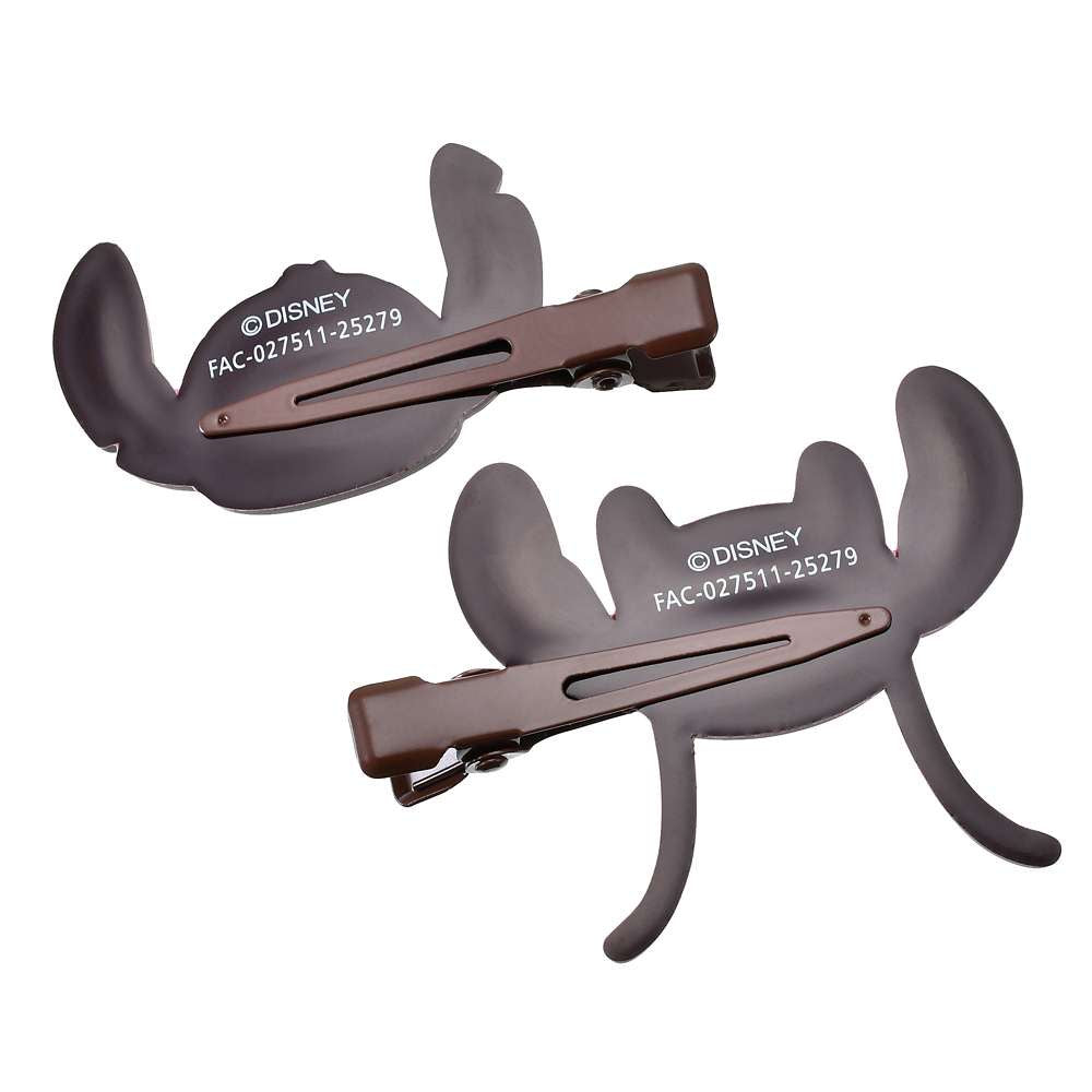 Mickey & Minnie/ Stitch & Angel/  Chip & Dale/ Mickey朱古力 髮夾set ｜ Full of love