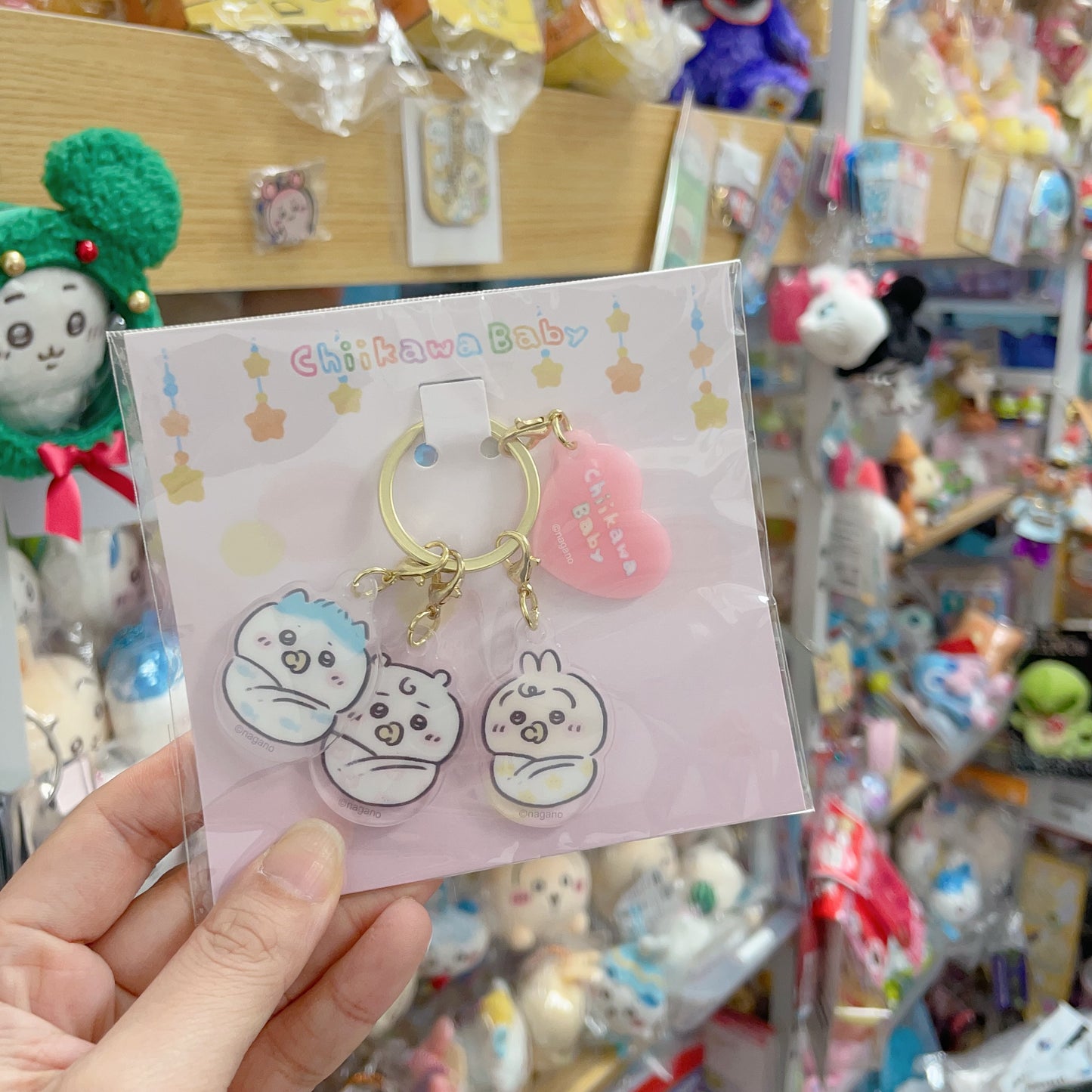 現貨 Chiikawa Baby 系列 小可愛 3連匙扣 (Baby/ 兔兔) ちいかわ