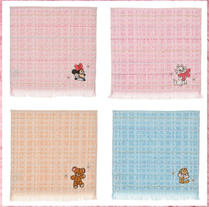 Minnie/ Marie/ Claris/ Teddy Bear 手巾｜Tweed