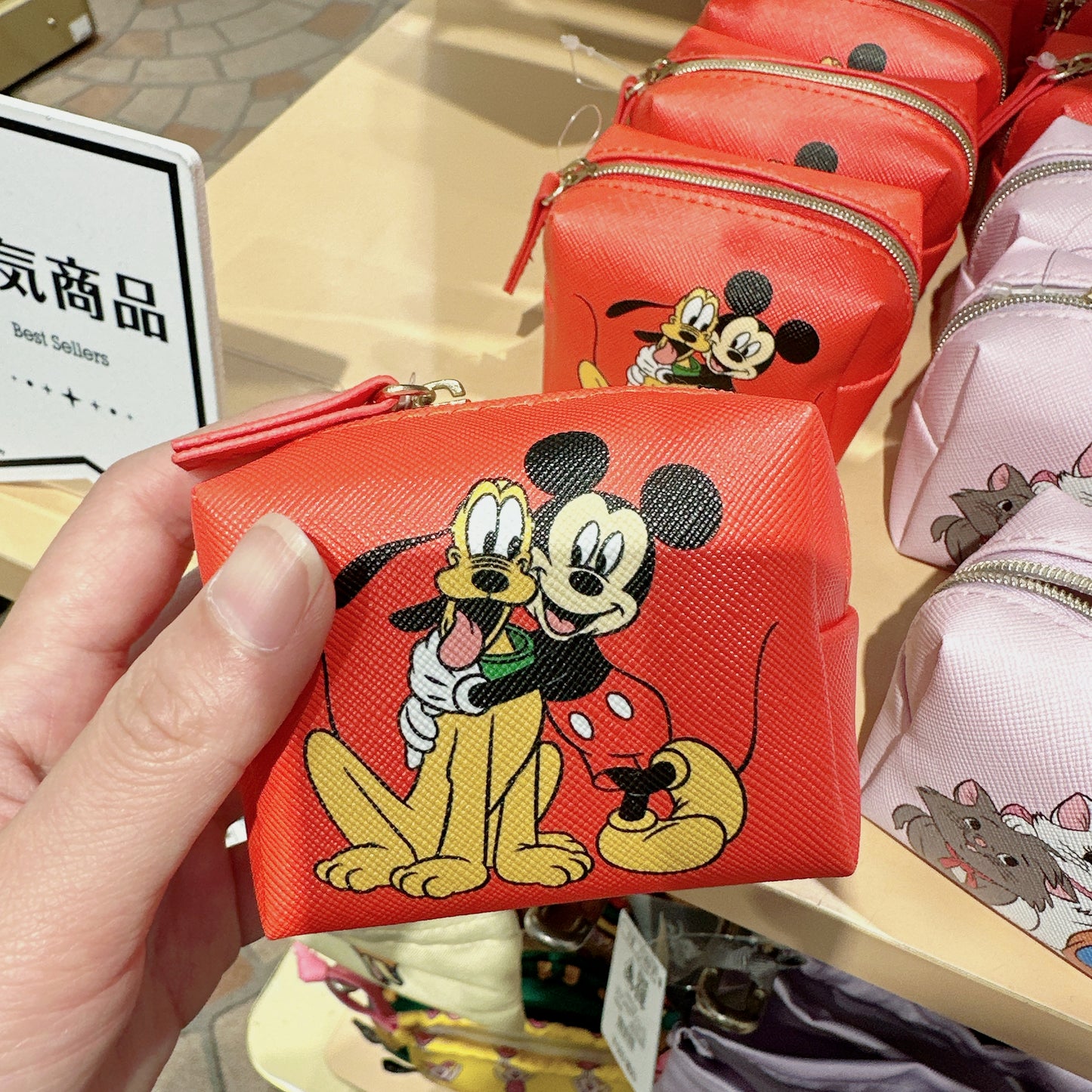 Pouch (s)收納袋Mickey & Pluto