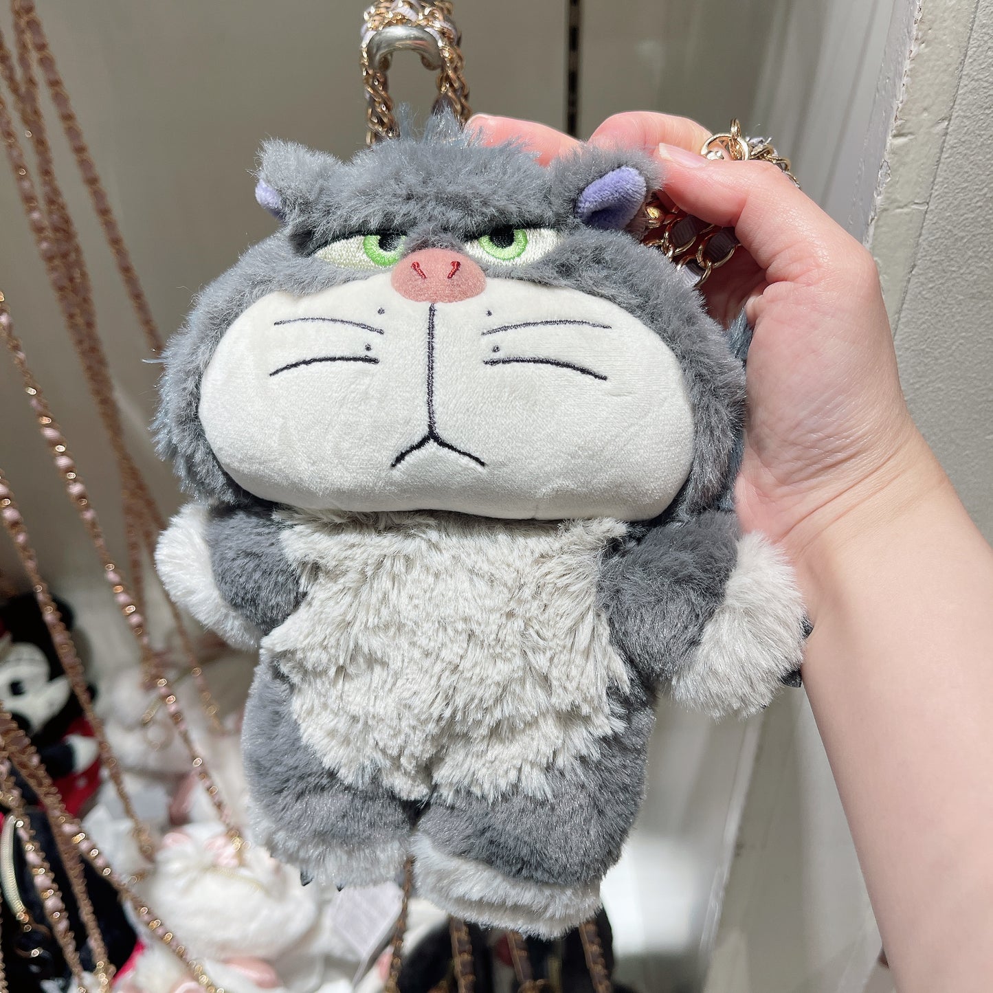 現貨 公仔斜孭袋 Plush Pochette Marie/ Lucifer/ Minnie