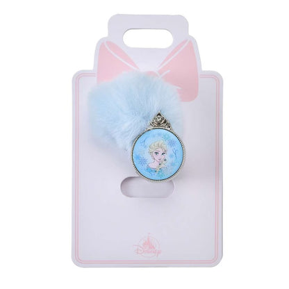 Ariel/ Elsa/ Rapunzel 毛毛球髮圈