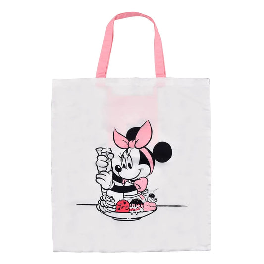 白色底甜品 Minnie 摺疊環保袋