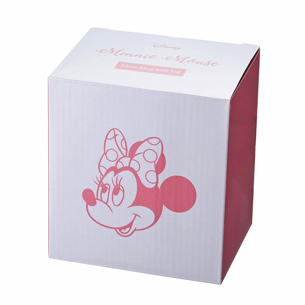 Mickey/ Minnie 蛋糕風 耐熱連蓋玻璃杯 Drinkware