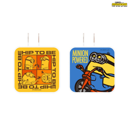 Minions  2腳日本用 USB / USB Type-C AC Adapter (旅行用)