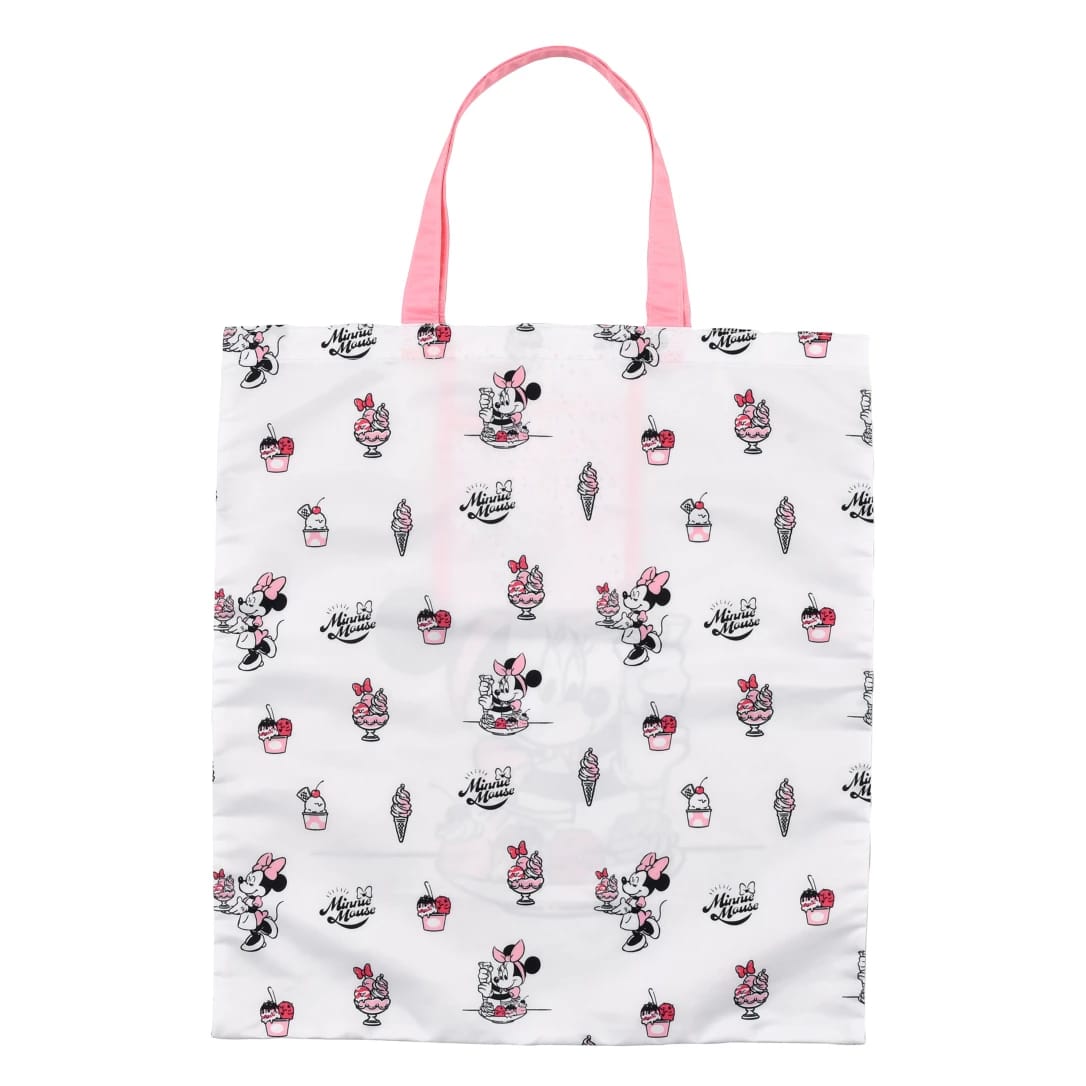 白色底甜品 Minnie 摺疊環保袋