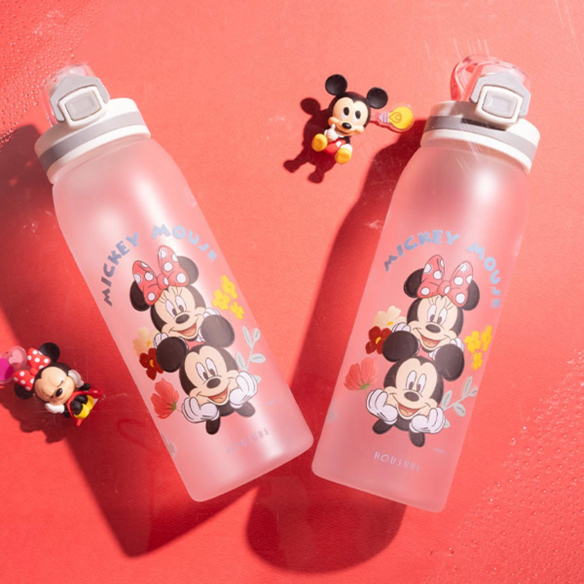 台灣 彈蓋水樽 900ml Pool / Mickey & Minnie