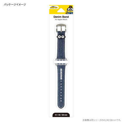 Minions Apple Watch 牛仔布錶帶