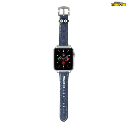 Minions Apple Watch 牛仔布錶帶