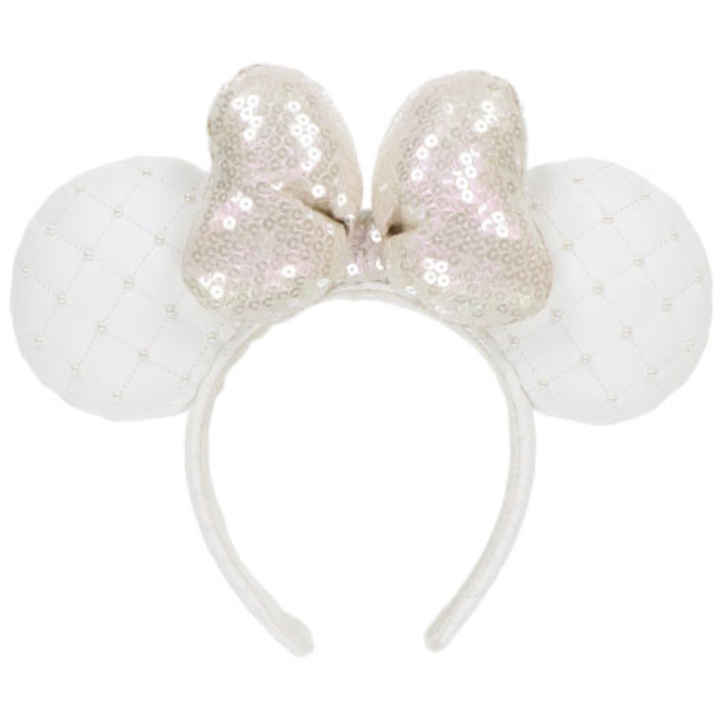 Minnie白色珍珠頭箍