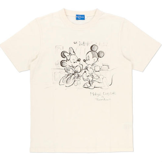 Mickey & Minnie 白色Tee