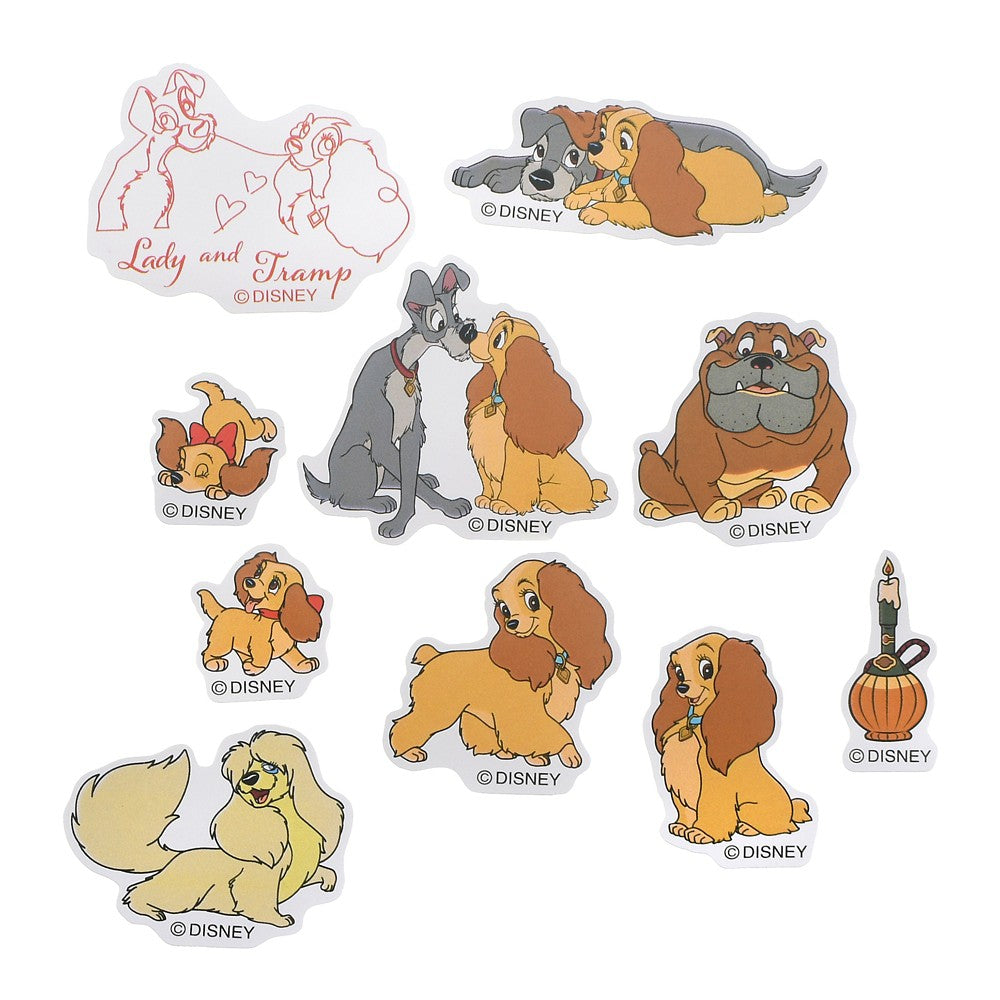 Lady/ Marie & lucifer (Cat days)/ Princess/ Pooh/ Dog days Pluto &Nana &Lady Sticker