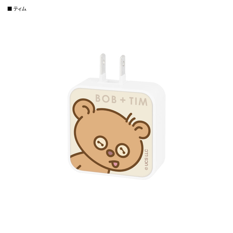 Minions 2腳日本用 USB / USB Type-C AC Adapter (旅行用)