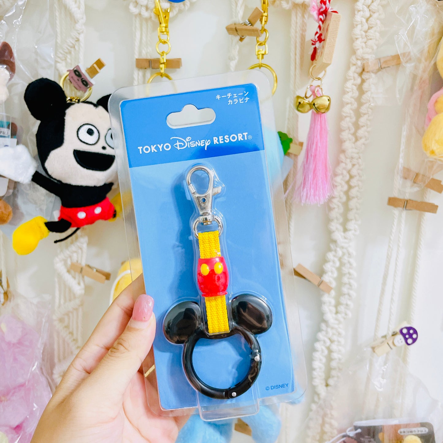 現貨 Mickey 手環鎖匙扣