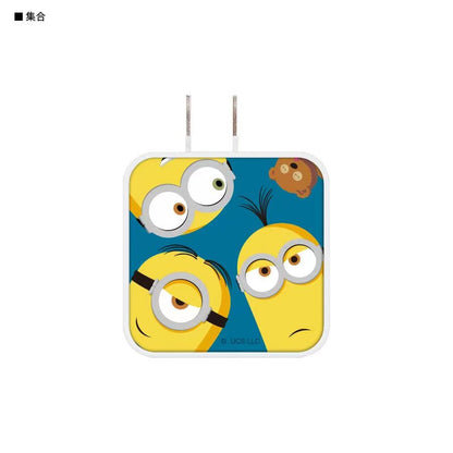 怪盗 MINIONS 2腳日本用 USB / USB Type-C AC Adapter (旅行用)