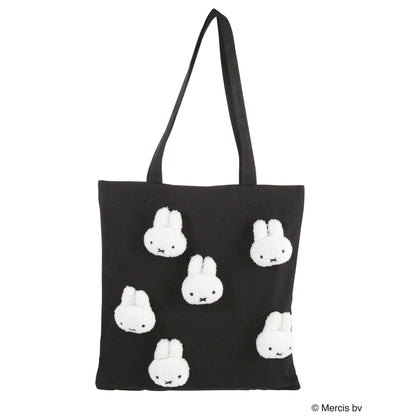 Merry Jenny x Miffy 公仔頭 Tote bag 黑色