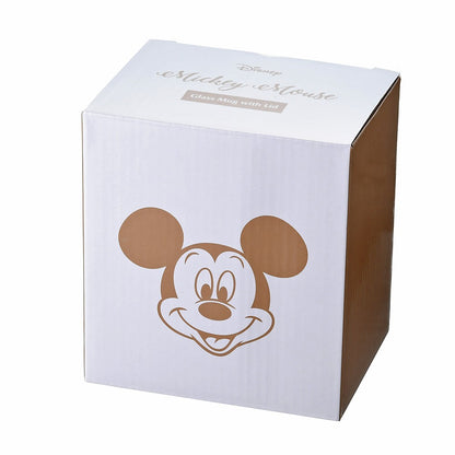 Mickey/ Minnie 蛋糕風 耐熱連蓋玻璃杯 Drinkware