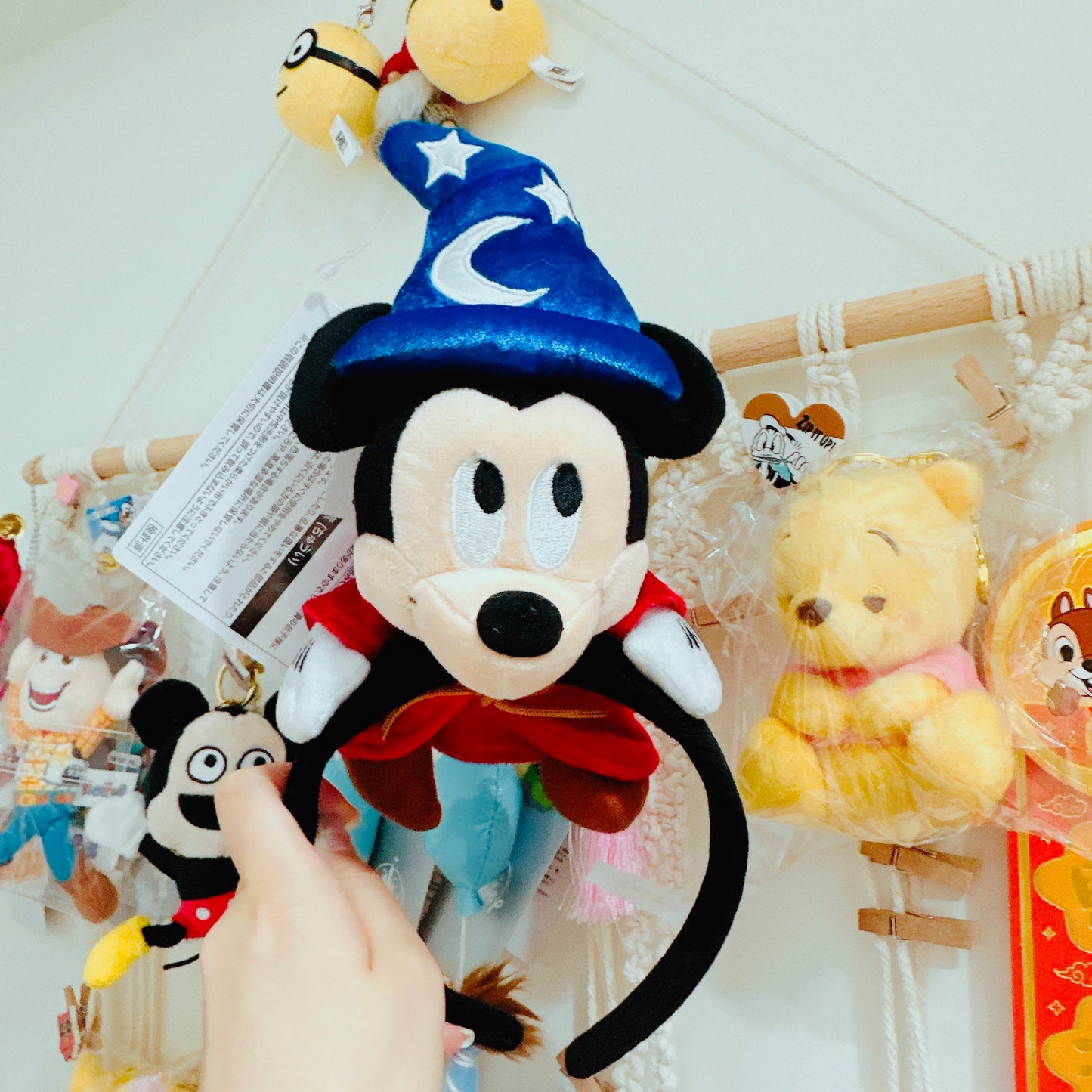 現貨 魔法米奇 Mickey 公仔頭箍(斜眼） Shooting for the stars