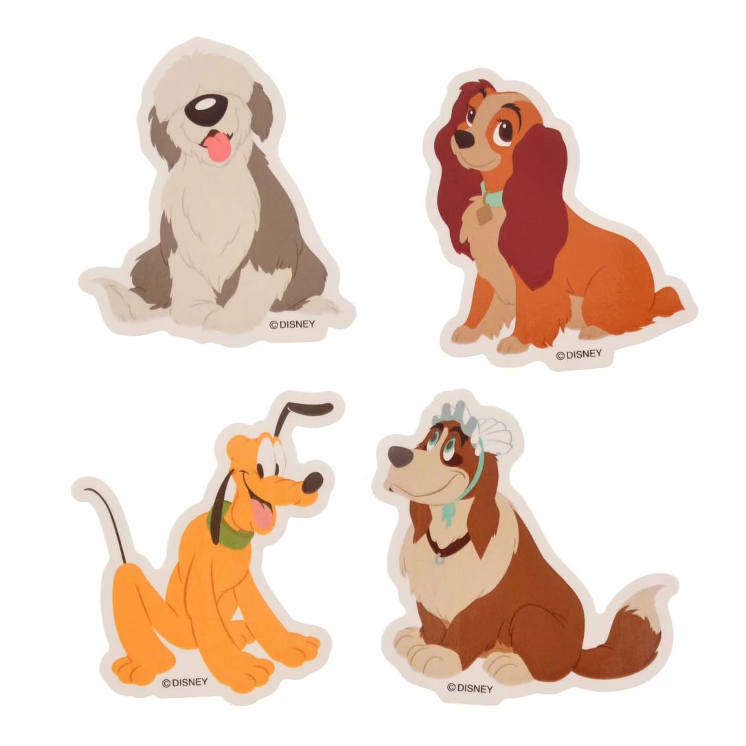 Lady/ Marie & lucifer (Cat days)/ Princess/ Pooh/ Dog days Pluto &Nana &Lady Sticker