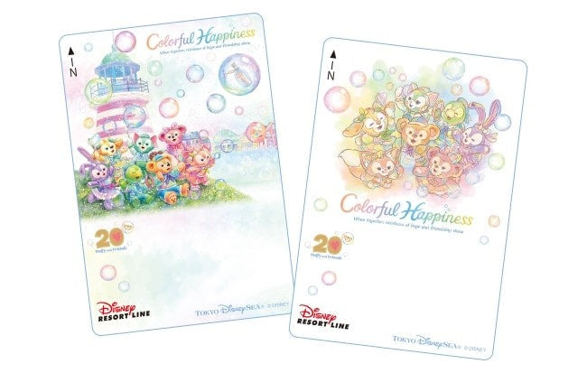 Duffy & Friends 紀念車票 Colorful Happiness