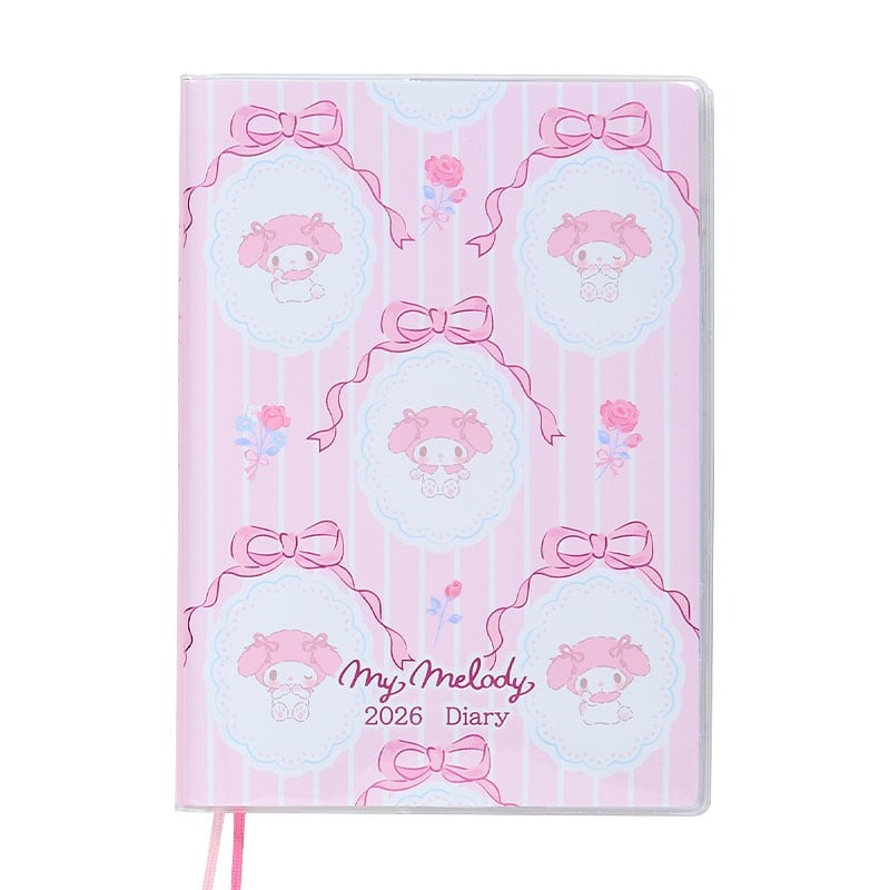 Sanrio | Melody B6 月週橫間 Schedule 2026
