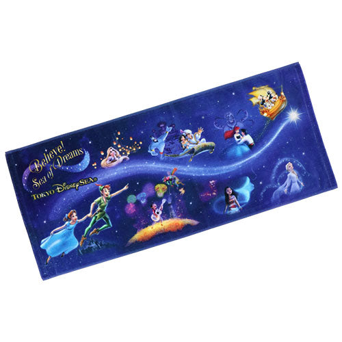 長手巾 Peter Pan/ Rapunzel/ Elsa/ Remeber Me- Believe! Sea Of Dreams