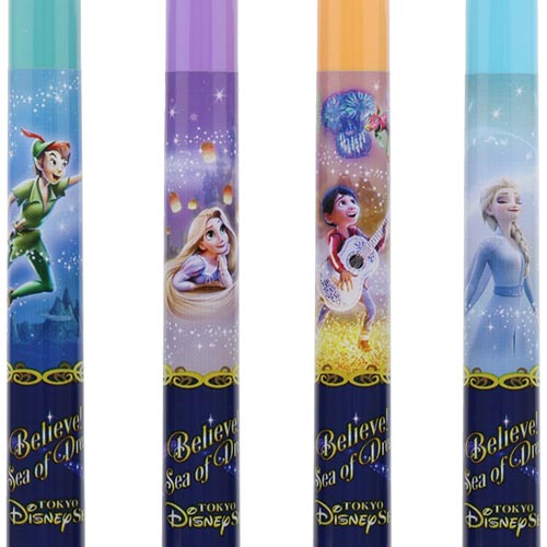 原子筆套裝 Peter Pan/ Rapunzel/ Elsa/ Remeber Me- Believe! Sea Of Dreams