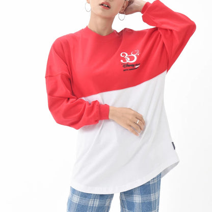 Mickey & Minnie【Spirit Jersey】長袖 TEE Disney Store Japan 30TH